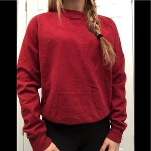 Red Brandy Melville Crewneck